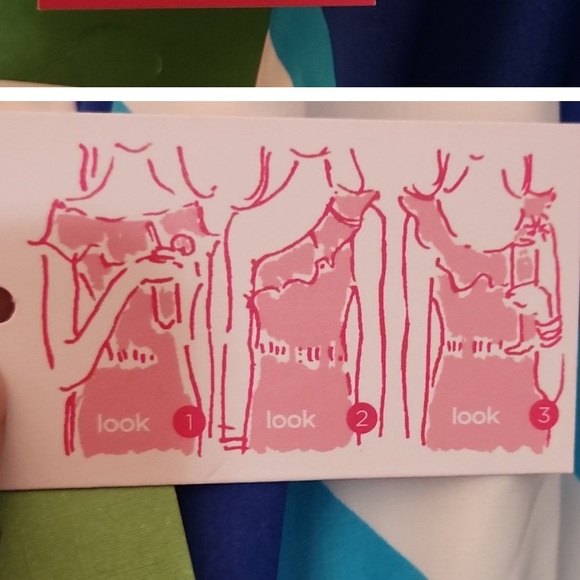 Lilly Pulitzer Crowley Dress in Resort White Sail Stripe - Medium - wear 3 ways - Picture 2 of 7